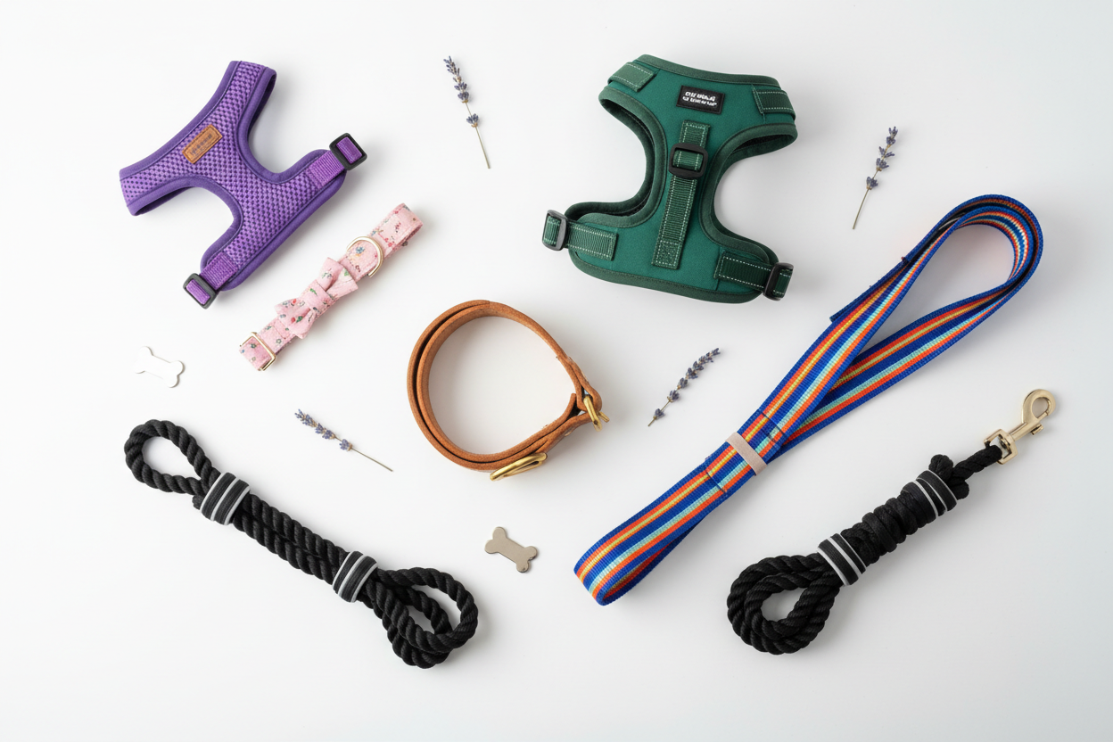 Collars, Leashes & Harnesses