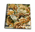 3dRose Lizards and Reptiles with Name Labels Reptile Identification... - Drawing Books (db-365424)